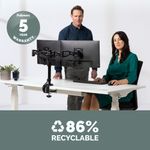 Fellowes Vista Dual Monitor Arm 8041701