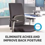 Fellowes I-Spire Series Lumbar Cushion Grey 8042201