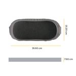 Fellowes I-Spire Series Lumbar Cushion Grey 8042201