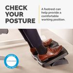 Fellowes Refresh Footrest Black 8066001