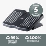 Fellowes Refresh Footrest Black 8066001