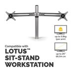 Fellowes Lotus Dual Monitor Arm 8042901