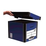 Bankers Box Premium Presto Storage Box Woodgrain (Pack of 10) 7260501