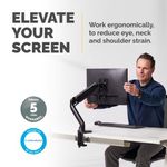 Fellowes Platinum Series Single Monitor Arm 8043301