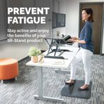 Fellowes ActiveFusion Anti-Fatigue Sit/Stand Mat 915x610x89mm Black 8707101