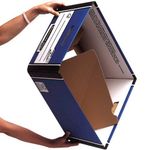 Bankers Box Premium Presto Storage Box Blue/White (Pack of 10) 7260603