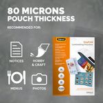 Fellowes Admire EasyFold Laminating Pouch A4 160 Micron Total Thickness (Pack of 25) 5601901