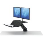 Fellowes Lotus RT Sit/Stand Workstation Dual Screen Blk 8081601