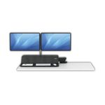 Fellowes Lotus RT Sit/Stand Workstation Dual Screen Blk 8081601