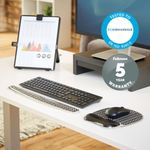 Fellowes Photo Gel Keyboard Wrist Support Chevron Design 9653601