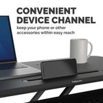 Fellowes Corsivo Sit/Stand Height Adjustable Workstation Black 8091001