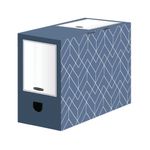 Bankers Box Decor Transfer File 150mm Slate Blue (Pack of 5) 4483901