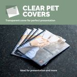 Fellowes Binding Covers for Comb/Wire Binding Machines A4 200 Micron Clear PET (Pack of 100) 5384701