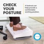 Fellowes Breyta Footrest White 100016563