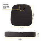 Fellowes Breyta Comfort Seat Cushion Black 100119850