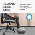 Fellowes Breyta Foot Rest Cushion Black 100119851