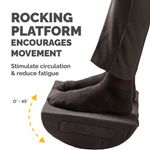 Fellowes Breyta Foot Rest Cushion Black 100119851