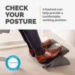 Fellowes Office Suites Microban Adjustable Footrest Black 8035001