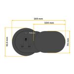 Fellowes Power Spot Type G UK/IE 1 Socket and 1 USB C Port Black 100136977