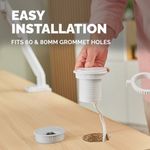 Fellowes Power Spot With 1 X Power Socket 230V + 1 Usb C 30W White