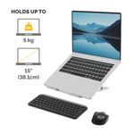 Fellowes Alumia Portable Laptop Stand Silver 100138867