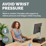 Fellowes Breyta Standard Mouse Pad Wrist Rest Marine 100142557