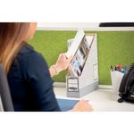 Bankers Box Prem Magazine File Grey/White (Pack of 10) 186004