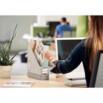 Bankers Box Prem Magazine File Grey/White (Pack of 10) 186004