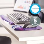 Fellowes Crystals Gel Mouse Pad Purple 9144103
