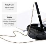 Fellowes Ballpoint Pen and Chain Black 98215-99