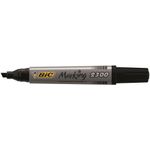Bic 2300 Permanent Marker Chisel Tip Black (12 Pack) 820926