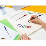 Bic Cristal Ballpoint Pen Medium Red Pack of 50 8373612