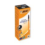 Bic Orange Fine Ballpoint Pen Black (20 Pack) 1199110114