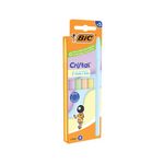 Bic Cristal Ball Pen Assorted Pastel Barrel Blue Ink (Pack of 5) 302561