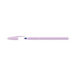 Bic Cristal Ball Pen Assorted Pastel Barrel Blue Ink (Pack of 5) 302561
