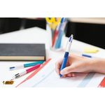Bic 4 Colours Comfort Grip Retractable Ballpoint Pen (Pack of 12) 8871361