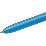 Bic 4 Colours Retractable Ballpoint Pen Blue/Black/Red/Green Pack of 12 801867SGL