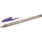 Bic Cristal Fun Ballpoint Pen Large Purple (20 Pack) 929055