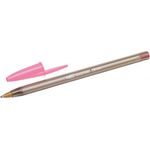 Bic Cristal Fun Ballpoint Pen 1.6mm Line Width Pink (Pack of 20) 929056