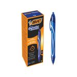Bic Gel-ocity Quick Dry Gel Retr Rol Blue Pack of 12 3086123498303