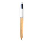 Bic 4 Colour Party Ballpoint Champagne Barrel Pack of 12 3086123595125