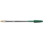 Bic Cristal Ballpoint Pen Medium Green (50 Pack) 8373629