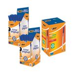 Bic Cristal Ballpoint Blue Buy 2 Packs Get Bic ECOlutions Blue Free