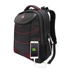 BestLife 17 Inch Gaming Snake Eye Backpack with USB Connector Black BB-3332R