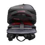 BestLife 17 Inch Gaming Snake Eye Backpack with USB Connector Black BB-3332R