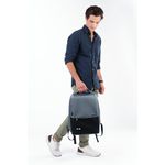 BestLife Neoton 2.0 15.6 Inch Laptop Backpack Grey/Black BB-3537BU