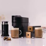 Nespresso Vertuo Pop Coffee Machine Bundle Pack Black ENV90.B + Caps
