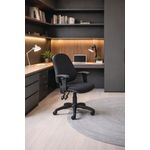 5 Star Lumo Hbk Operator Chair Adjustable Arms Black SF1042888