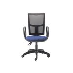 5 Star Lumo Mesh Chair with Fixed Arms Royal Blue SF1783866