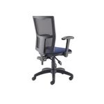 5 Star Lumo Mesh Chair with Folding Arms Royal Blue SF2113847